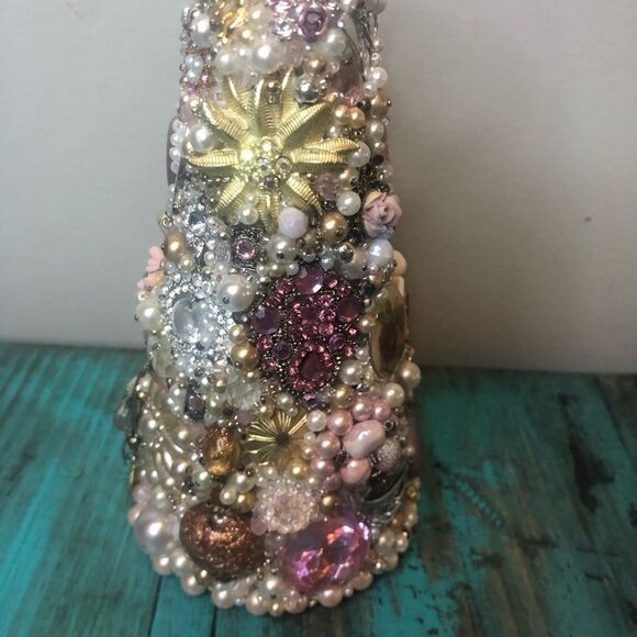 Vintage Jewelry Tree Handmade - Picture 4 of 16